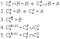 Propriedades da Complementação