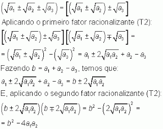 Demonstração do Fator Racionalizante Tipo T3