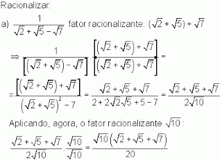 Exemplos Técnica T3 de Racionalização