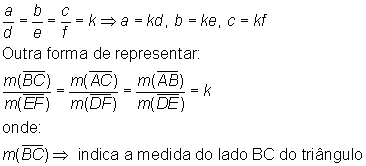 Razão de Semelhança