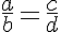 \LARGE\frac{a}{b}=\frac{c}{d}