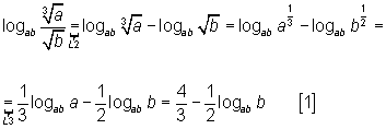 Solução Exercício 1 - Logaritmo